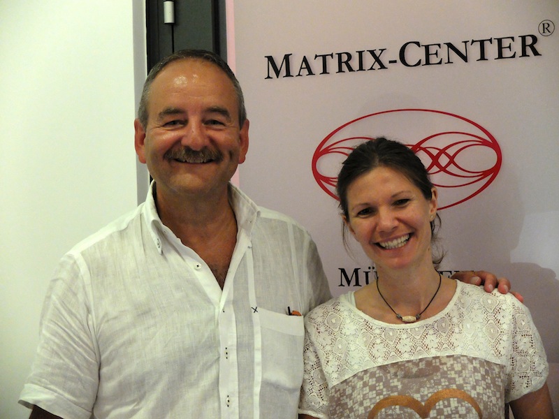 Ines Geier mit Dr. Randoll in Matrix-Center München