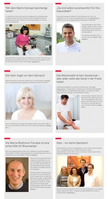 Bildschirmfoto der Interviewübersicht